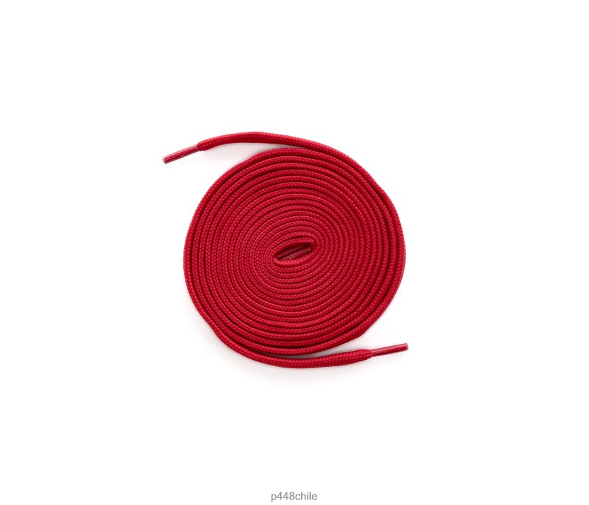 accesorio 8ZN2P0169 cordones de zapatos de color rojo intenso unisexo P448