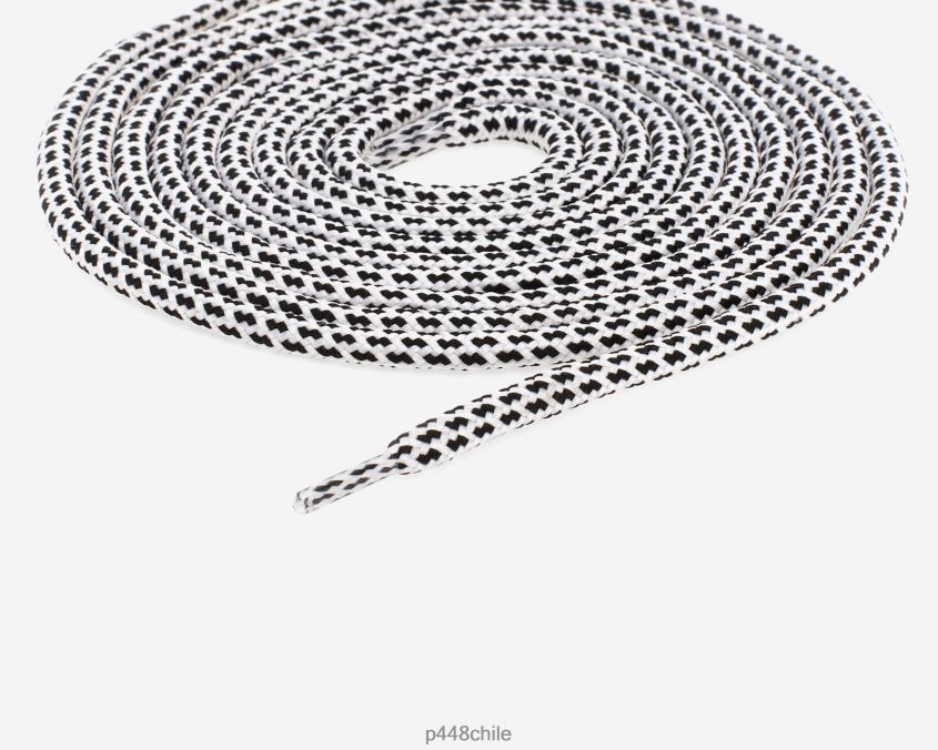 accesorio 8ZN2P0181 cordones blanco/negro moteado unisexo P448