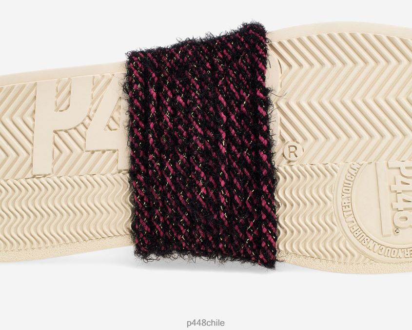 accesorio 8ZN2P0186 cordones fucsia/negro/oro unisexo P448