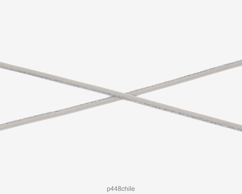 accesorio 8ZN2P0200 cordones plata brillo unisexo P448