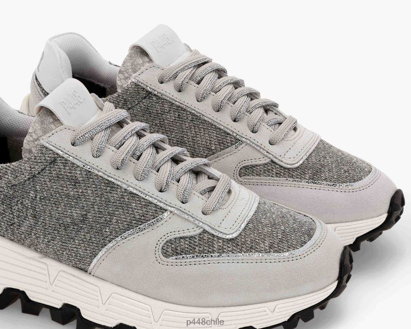 accesorio 8ZN2P0200 cordones plata brillo unisexo P448