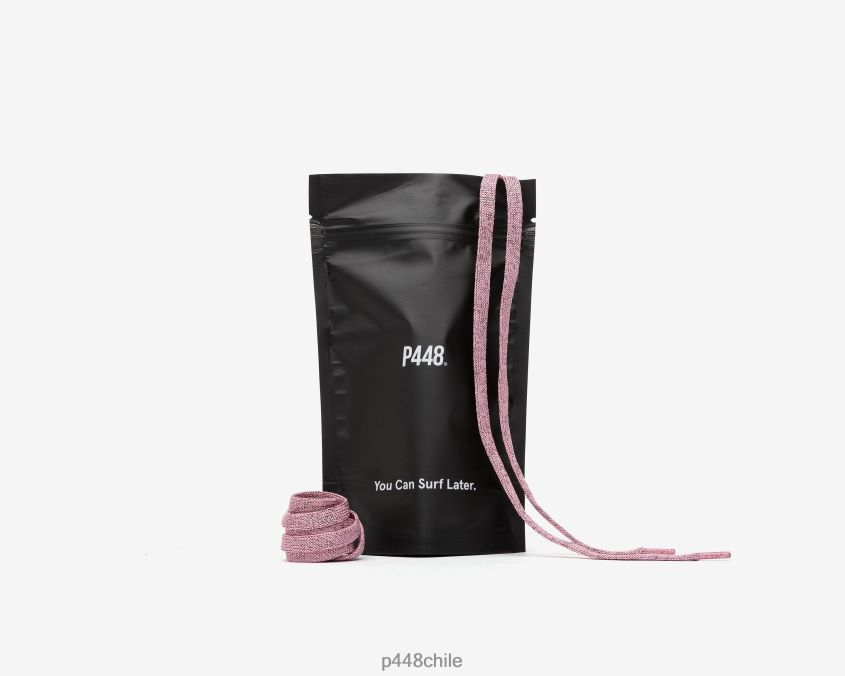 accesorio 8ZN2P0201 cordones rosa metalizado unisexo P448