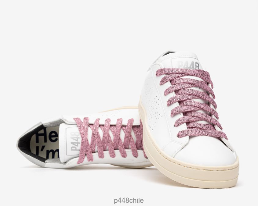 accesorio 8ZN2P0201 cordones rosa metalizado unisexo P448