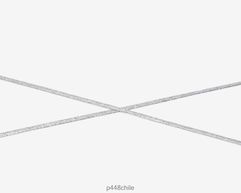 accesorio 8ZN2P0202 cordones de plata unisexo P448