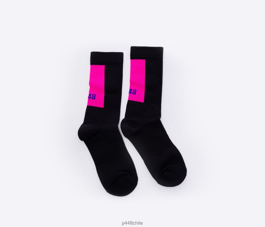 accesorio 8ZN2P0207 calcetines negro/rosa unisexo P448