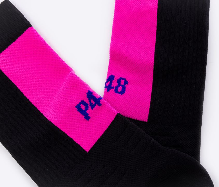 accesorio 8ZN2P0207 calcetines negro/rosa unisexo P448