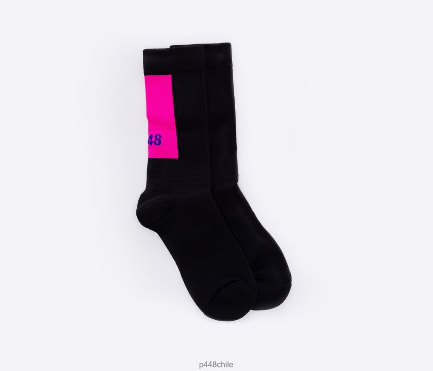 accesorio 8ZN2P0207 calcetines negro/rosa unisexo P448