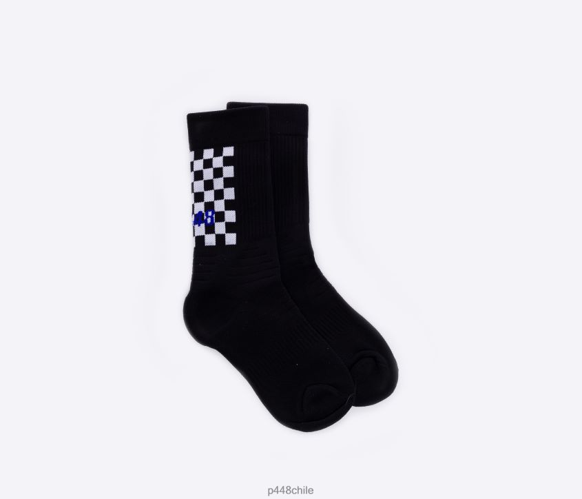 accesorio 8ZN2P0208 calcetines negro/cuadros unisexo P448