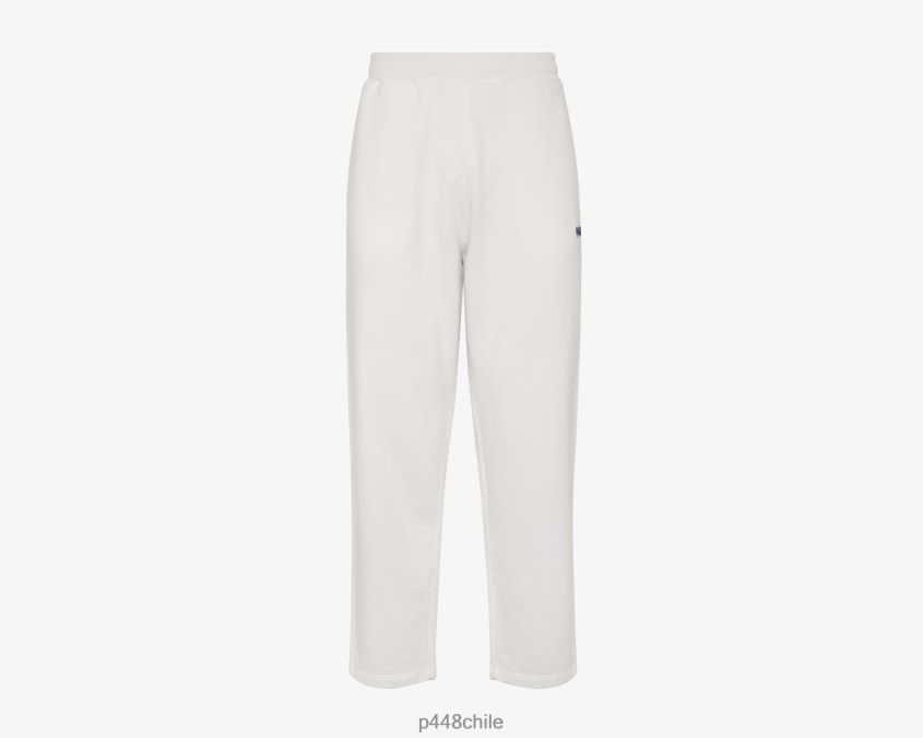 ropa 8ZN2P0222 pantalón de chándal blanco roto unisexo P448