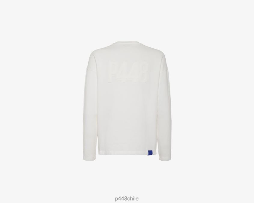 ropa 8ZN2P0213 sudadera blanco roto unisexo P448