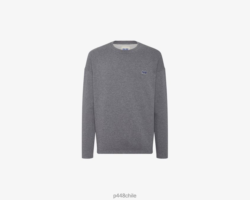 ropa 8ZN2P0215 sudadera gris unisexo P448