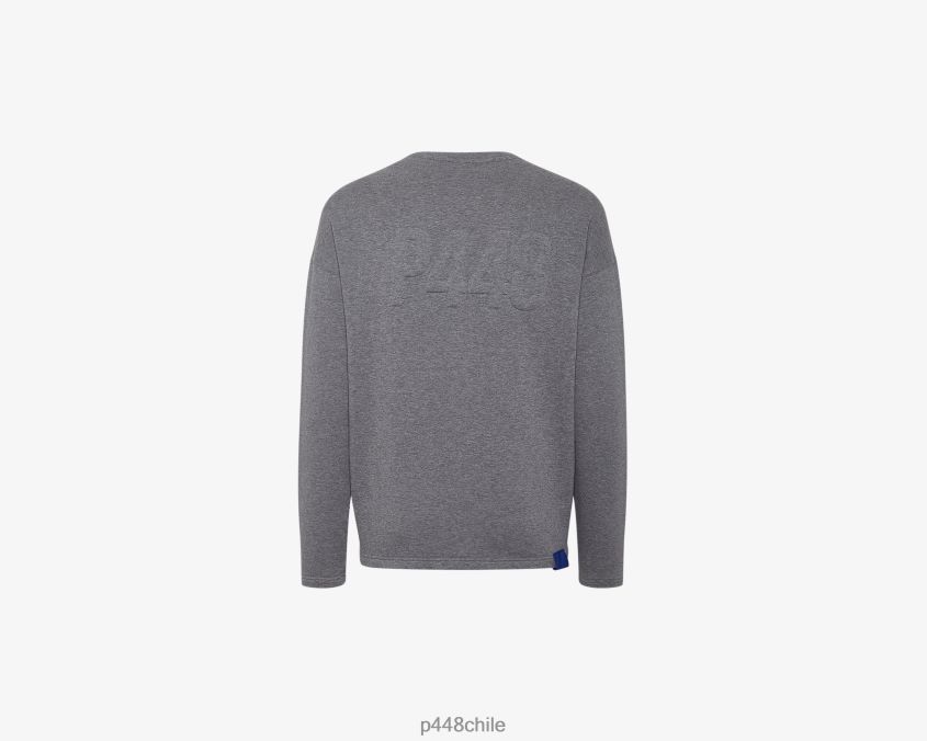 ropa 8ZN2P0215 sudadera gris unisexo P448