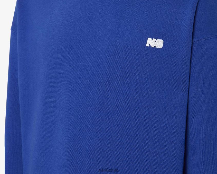ropa 8ZN2P0216 sudadera con capucha azul unisexo P448