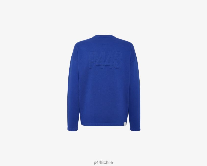 ropa 8ZN2P0217 sudadera azul unisexo P448