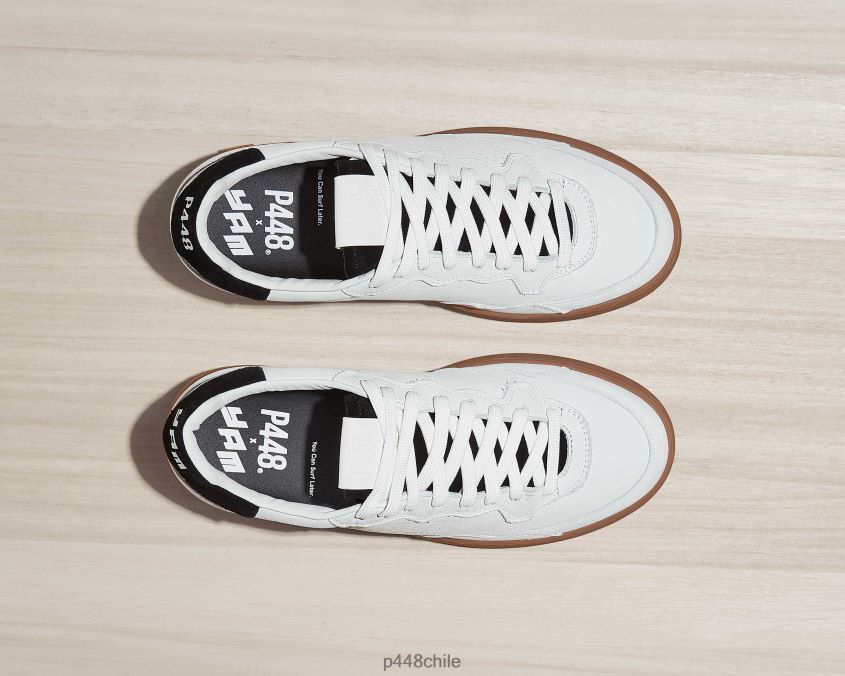 zapatos 8ZN2P0164 ñame blanco/nero hombres P448