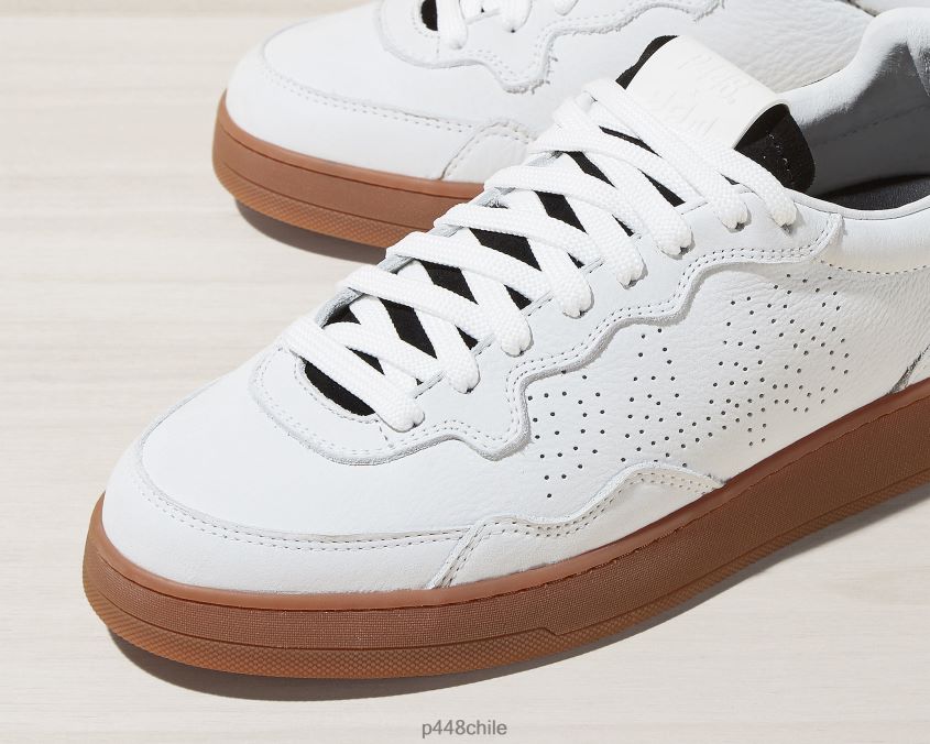 zapatos 8ZN2P0164 ñame blanco/nero hombres P448