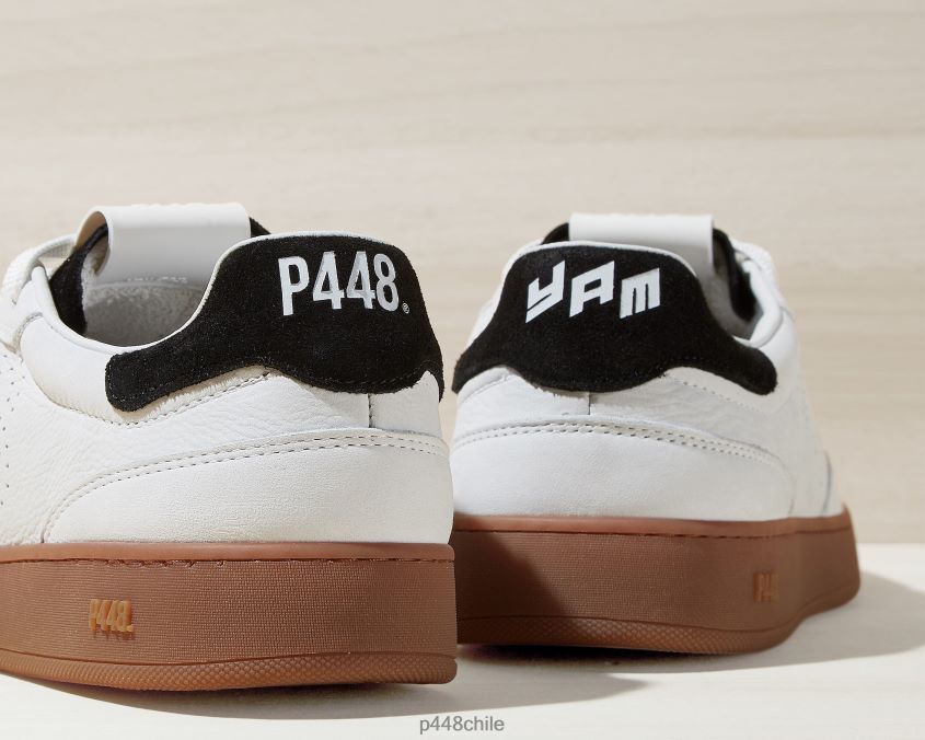 zapatos 8ZN2P0164 ñame blanco/nero hombres P448