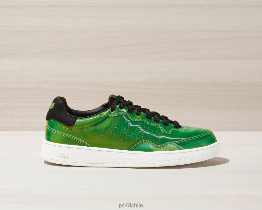 zapatos 8ZN2P0165 ñame verde neón/negro hombres P448