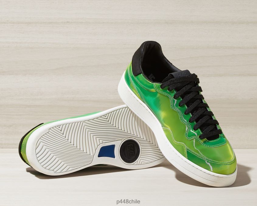 zapatos 8ZN2P0165 ñame verde neón/negro hombres P448