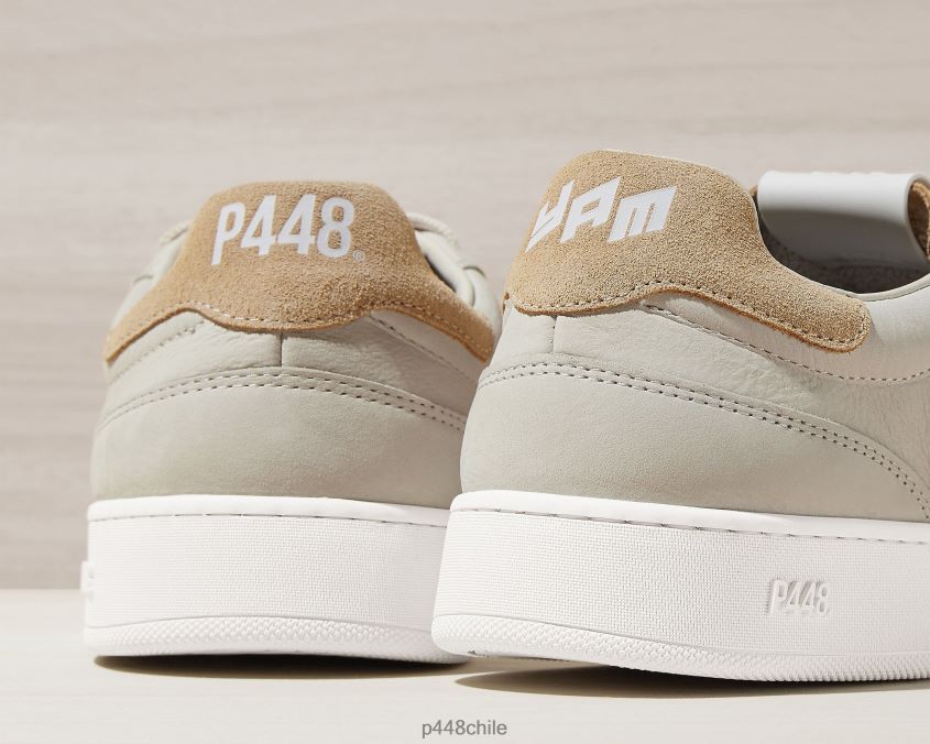 zapatos 8ZN2P0167 crema de ñame/bronceado hombres P448
