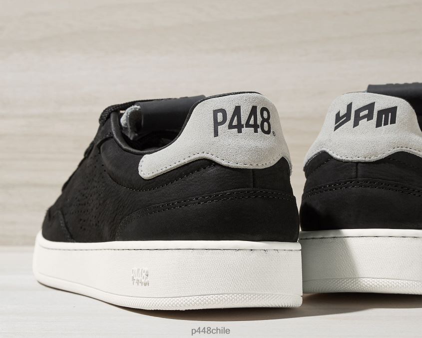 zapatos 8ZN2P0168 ñame negro/bianco hombres P448