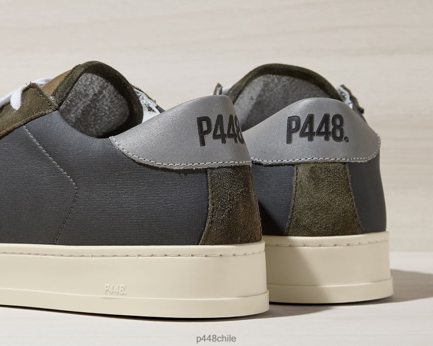 zapatos 8ZN2P0242 gris jack/verde hombres P448