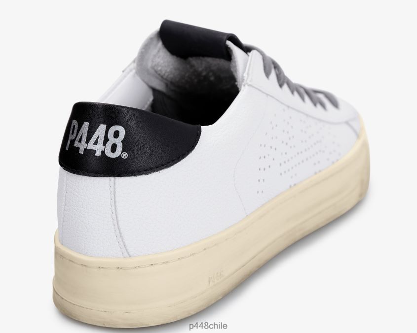 zapatos 8ZN2P0243 jack reciclado blanco/negro hombres P448