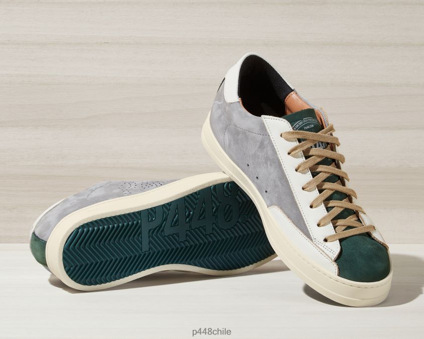 zapatos 8ZN2P0267 john gris/arena hombres P448