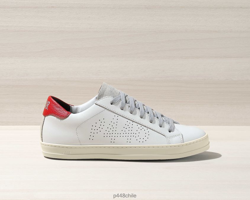 zapatos 8ZN2P0271 Juan blanco/rojo hombres P448