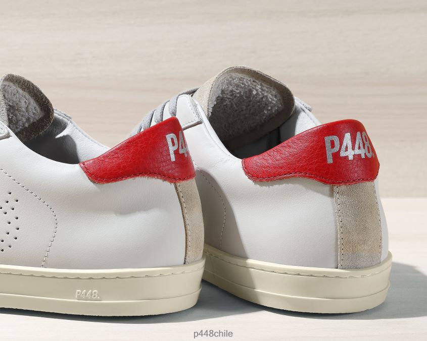 zapatos 8ZN2P0271 Juan blanco/rojo hombres P448