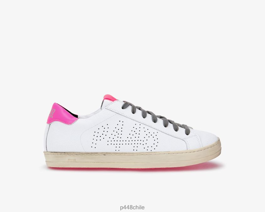 zapatos 8ZN2P0273 john reciclado blanco/fucsia hombres P448