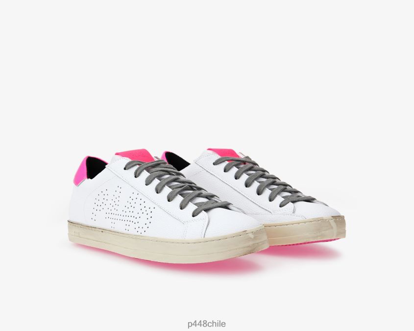 zapatos 8ZN2P0273 john reciclado blanco/fucsia hombres P448