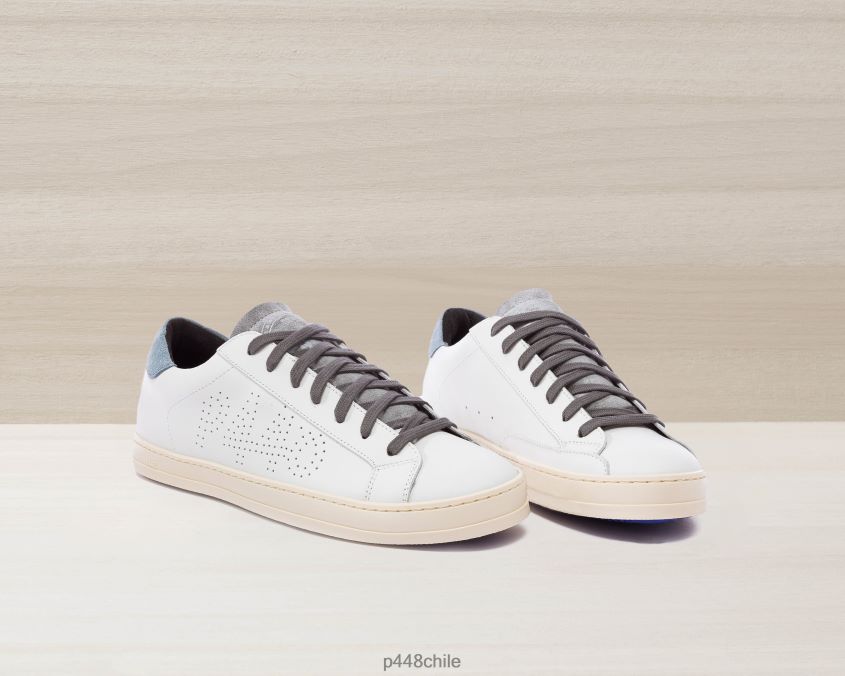 zapatos 8ZN2P0274 john blanco/piedra hombres P448