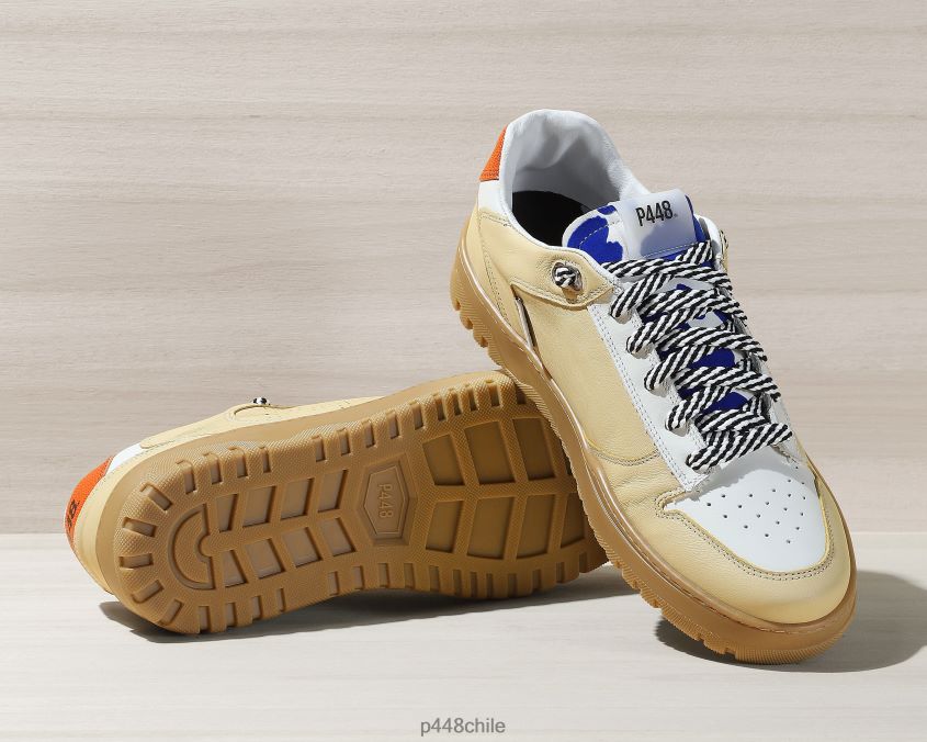 zapatos 8ZN2P0302 vainilla albañil hombres P448