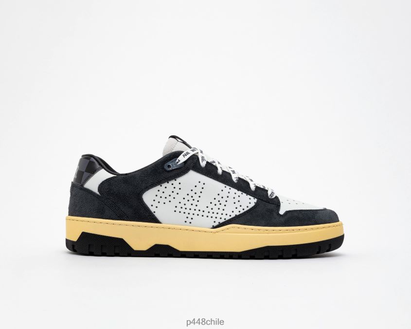 zapatos 8ZN2P0305 mason negro/ajedrez hombres P448