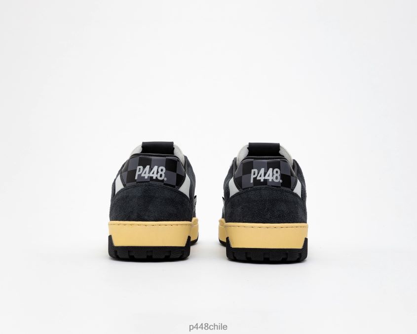 zapatos 8ZN2P0305 mason negro/ajedrez hombres P448