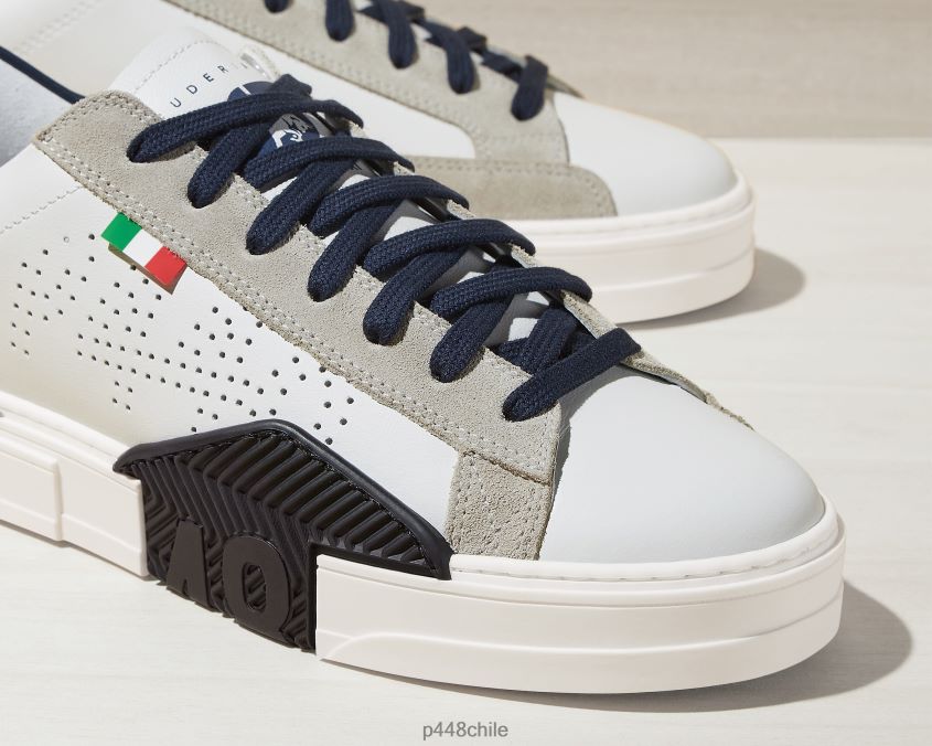 zapatos 8ZN2P0359 medio tubo blanco hombres P448