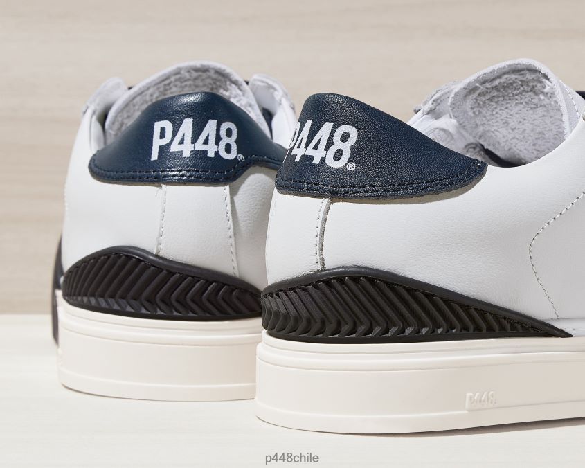 zapatos 8ZN2P0359 medio tubo blanco hombres P448