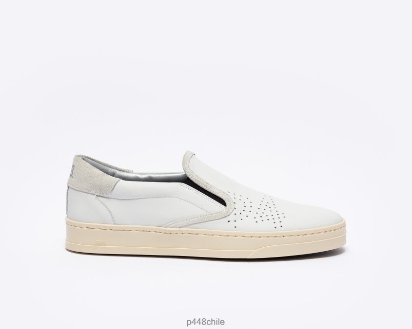 zapatos 8ZN2P0368 cubierta blanca hombres P448