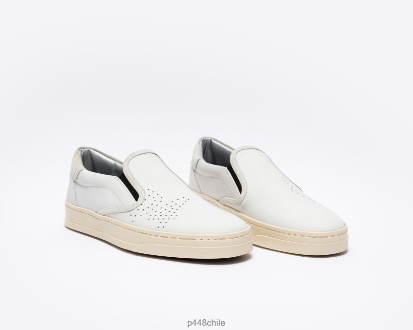 zapatos 8ZN2P0368 cubierta blanca hombres P448