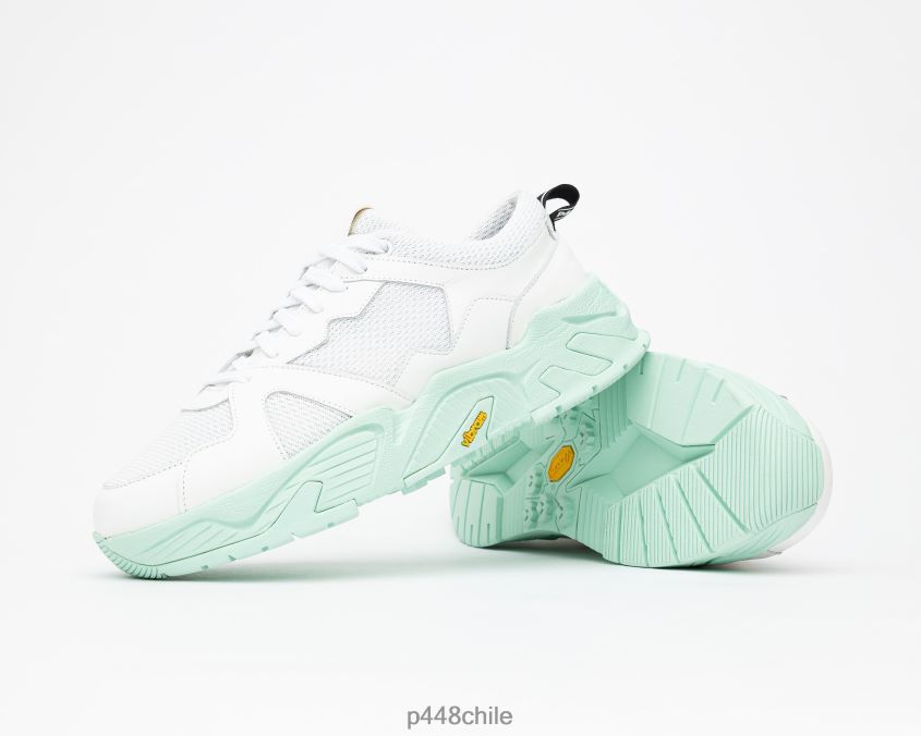 zapatos 8ZN2P0369 blanco decano/menta hombres P448