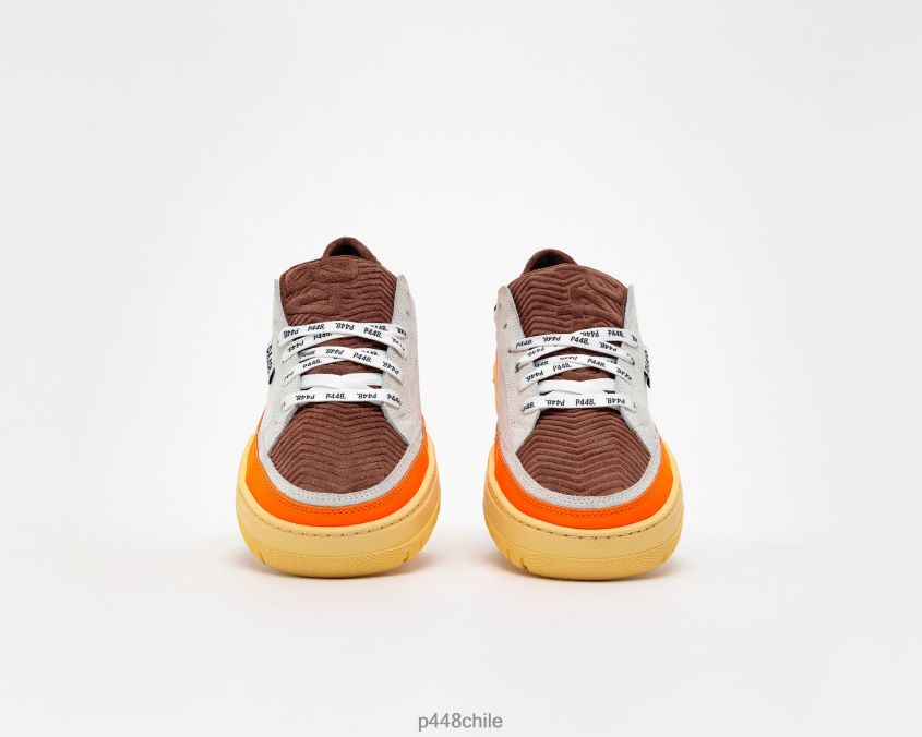 zapatos 8ZN2P0374 olli blanco/naranja hombres P448