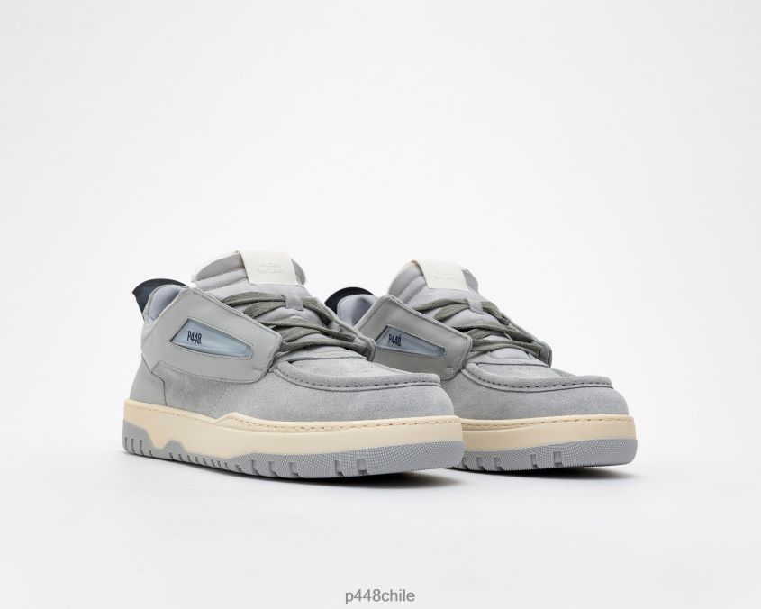 zapatos 8ZN2P0384 kevin gris hombres P448