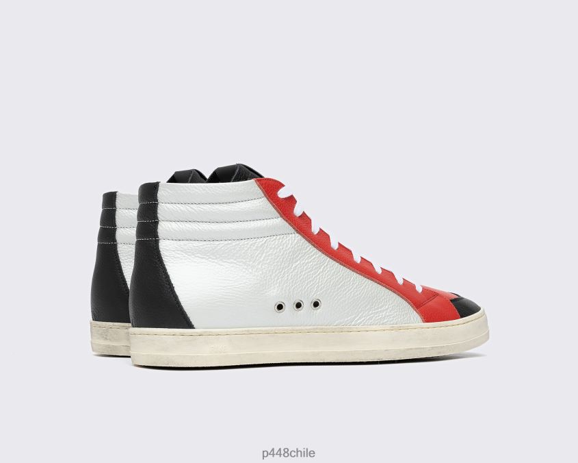 zapatos 8ZN2P0332 patín negro/rojo hombres P448