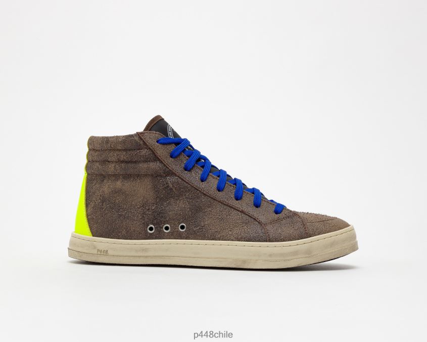 zapatos 8ZN2P0343 patinar salvaje marrón hombres P448