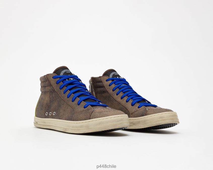 zapatos 8ZN2P0343 patinar salvaje marrón hombres P448