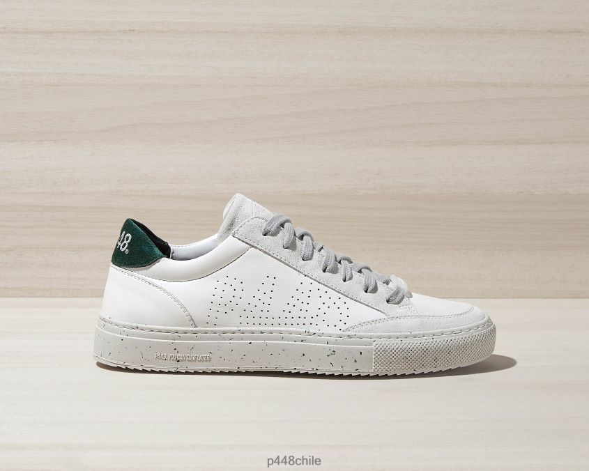 zapatos 8ZN2P0322 soho reciclado blanco/verde hombres P448