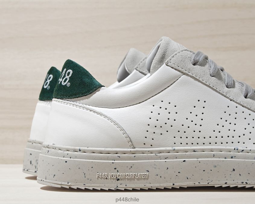 zapatos 8ZN2P0322 soho reciclado blanco/verde hombres P448