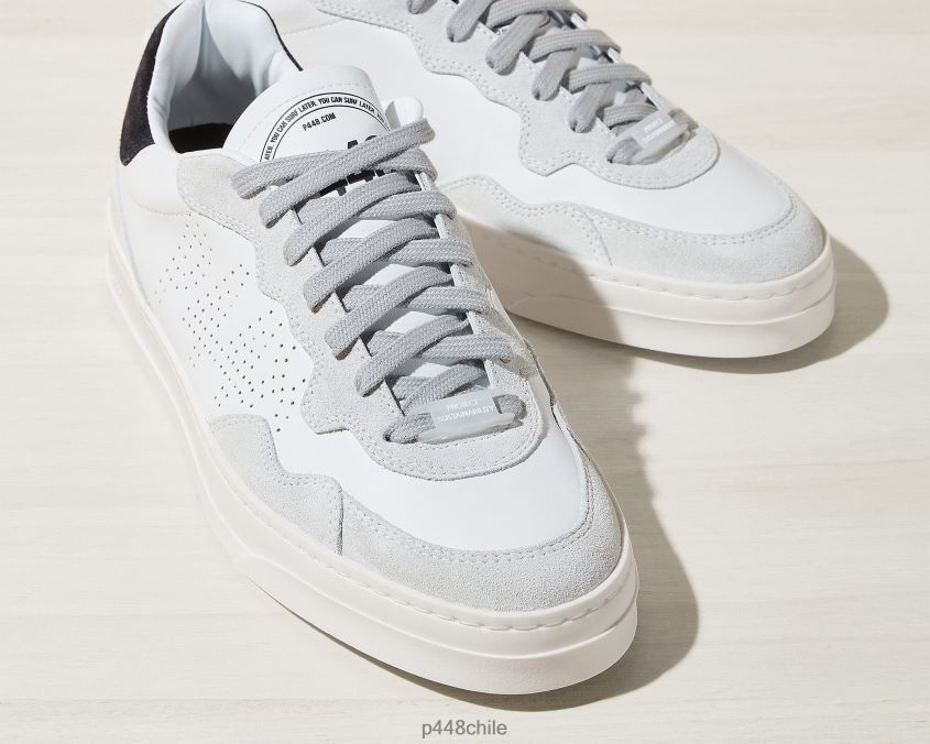 zapatos 8ZN2P013 bali reciclado blanco/negro mujer P448