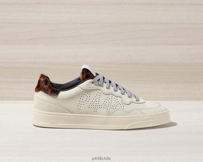 zapatos 8ZN2P022 crema bali/leopardo mujer P448